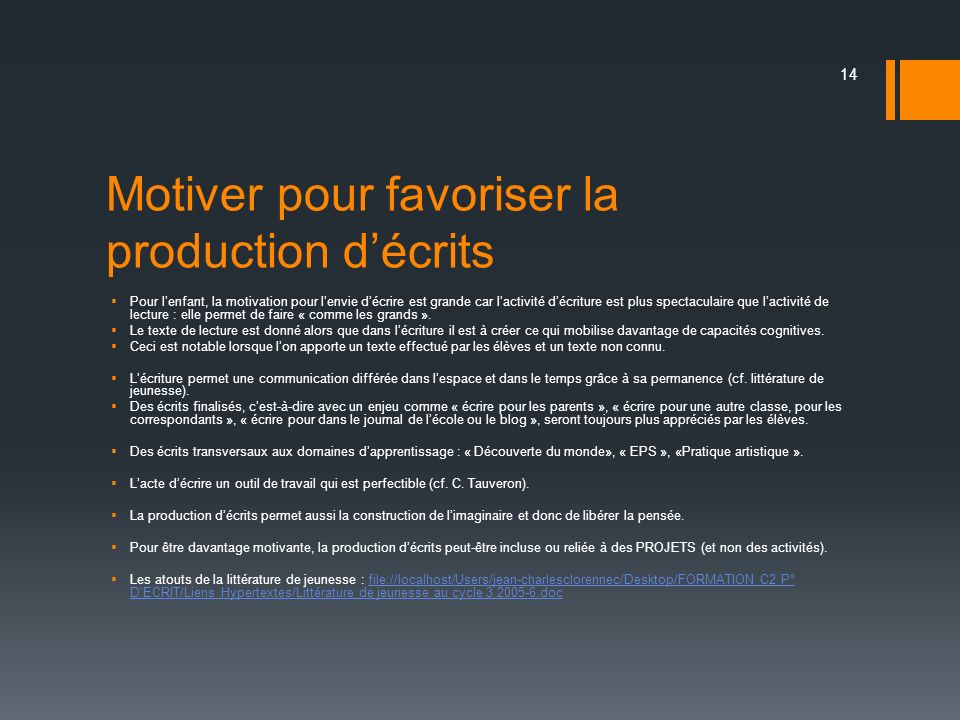 Production D Crits Au Cycle Ppt T L Charger